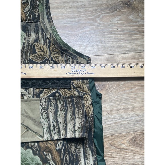 Vintage RealTree Bark Camo Duck Hunting Vest Bullet Pouch Sz L - Picture 11 of 12